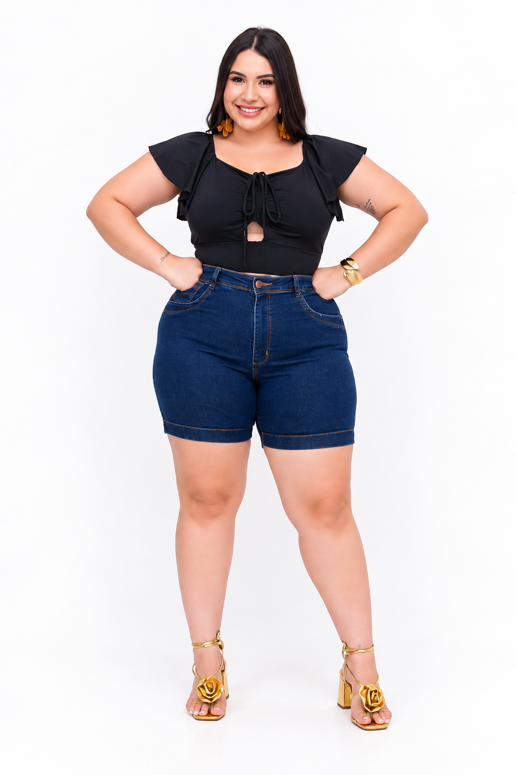 Short Plus - Tamanho 44